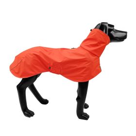 Pet Shell Jacket Dog Waterproof Windproof Raincoat (Option: Orange-XXL)