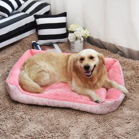 Doghouse Cathouse Supplies Big And Small Dogs Pet Bed Dog Bed (Option: Pink-XXS)