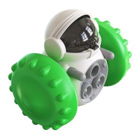 Leakage Food Feeder Tumbler Ball Balance Car Dog Toy (Option: Green Bobby Car)