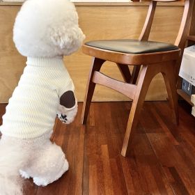 Base Shirt Dog Clothes Autumn Simplicity Clothes (Option: White-S)